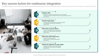 Key Success Factors For Continuous Integration Implementing DevOps Lifecycle Stages For Higher Development