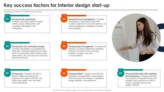 Key Success Factors For Interior Design Start Up Commercial Interior Design Business Plan BP SS