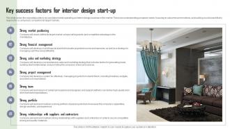 Key Success Factors For Interior Design Start Up Interior Design Company Overview