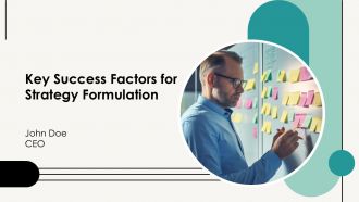 Key Success Factors For Strategy Formulation PPT Information AT