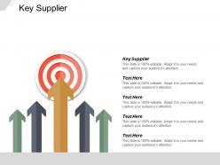 Key supplier ppt powerpoint presentation gallery graphics tutorials cpb