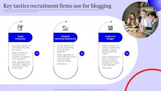 Key Tactics Recruitment Firms Use For Staffing Agency Marketing Plan Strategy SS