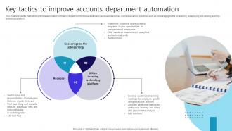Key Tactics To Improve Accounts Department Automation