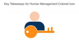 Key Takeaways For Human Management Colored Icon In Powerpoint Pptx Png And Editable Eps Format