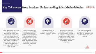Key Takeaways From Sales Training Session Training Ppt Idea Images
