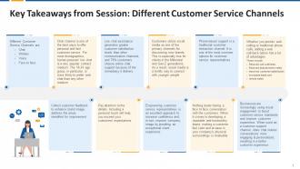 Key Takeaways From Session On Different Customer Service Channels Edu Ppt