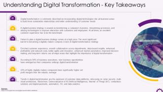 Key Takeaways From Understanding Digital Transformation Training Ppt