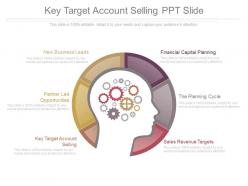 Key target account selling ppt slide