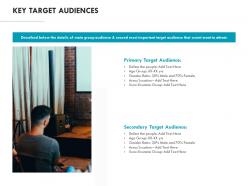 Key target audiences primary secondary ppt powerpoint presentation outline summary