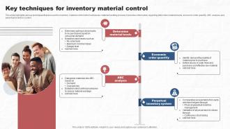 Key Techniques For Inventory Material Control