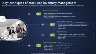 Key Techniques Of Stock And Inventory Integrating Asset Tracking System To Enhance Operational