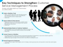Key techniques to strengthen customer service management process