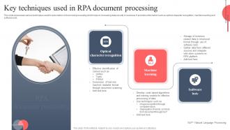 Key Techniques Used In RPA Document Processing