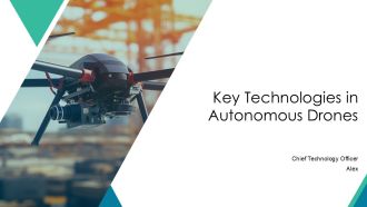 Key Technologies In Autonomous Drones PPT Graphics AT