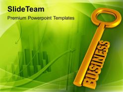 Key to business growth concept powerpoint templates ppt themes and graphics 0213