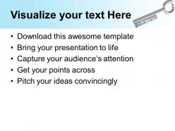 Key to solution business concept powerpoint templates ppt themes and graphics 0213