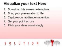 Key to solution success powerpoint templates and powerpoint backgrounds 0211