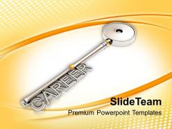 Key To Success And Career Future Powerpoint Templates Ppt Themes And Graphics 0113