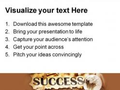 Key to success in business global powerpoint templates and powerpoint backgrounds 0311