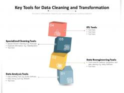 Key tools for data cleaning and transformation