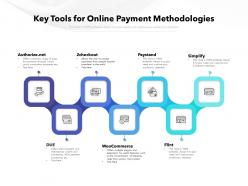 Key tools for online payment methodologies