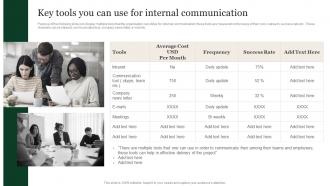 Key Tools You Can Use For Internal Communication Public Relation Communication