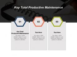 Key total productive maintenance ppt powerpoint presentation model themes cpb