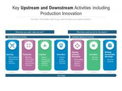 Key upstream and downstream activities including production innovation