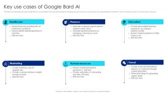 Key Use Cases Of Google Bard AI Google Chatbot Usage Guide AI SS V Images Designed