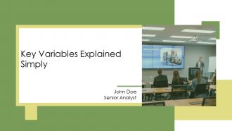 Key Variables Explained Simply PPT Sample AT