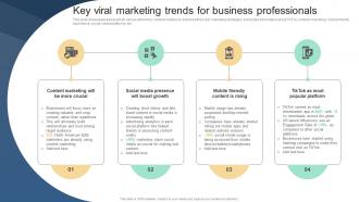 Key Viral Marketing Trends For Business Implementing Viral Marketing Strategies To Influence