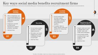 Key Ways Social Media Benefits Recruitment Firms Comprehensive Guide To Employment Strategy SS V