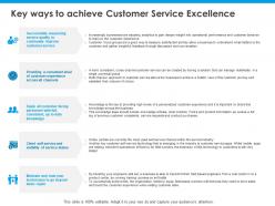 Key ways to achieve customer service excellence business