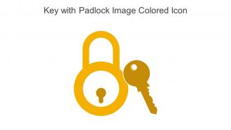 Key With Padlock Image Colored Icon In Powerpoint Pptx Png And Editable Eps Format