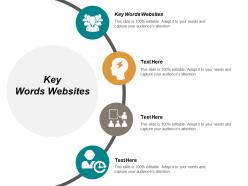 Key words websites ppt powerpoint presentation portfolio background designs cpb