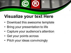 Keys of copyright on keyboard powerpoint templates ppt themes and graphics 0213