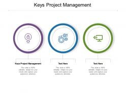 Keys project management ppt powerpoint presentation icon tips cpb
