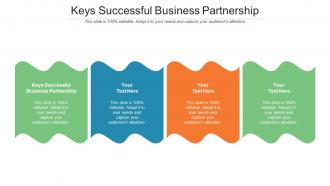 Keys Successful Business Partnership Ppt Powerpoint Presentation Gallery Background Designs Cpb
