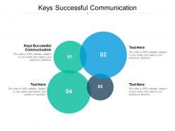 Keys successful communication ppt powerpoint presentation example file cpb