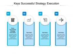 Keys successful strategy execution ppt powerpoint presentation model example file cpb