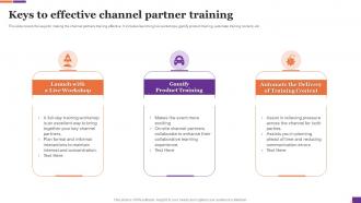 Keys To Effective Channel Partner Training