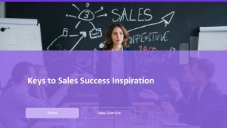 Keys To Sales Success Inspiration PPT Presentation AT