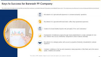 Keys to success for barwash 99 company confidential information memorandum