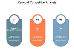 Keyword competitive analysis ppt powerpoint presentation icon deck cpb
