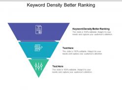 Keyword density better ranking ppt powerpoint presentation styles clipart cpb