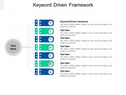 Keyword driven framework ppt powerpoint presentation model graphics download cpb