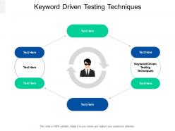Keyword driven testing techniques ppt powerpoint presentation professional background cpb