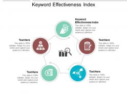 Keyword effectiveness index ppt powerpoint presentation model cpb