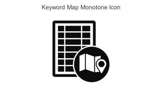 Keyword Map Monotone Icon In Powerpoint Pptx Png And Editable Eps Format
