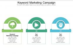 Keyword marketing campaign ppt powerpoint presentation styles icons cpb
